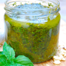 salsa de pesto vegana salsa de pesto vegana