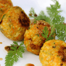 Bolitas de arroz tailandesas Bolitas de arroz tailandesas