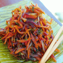 kimpira de zanahorias kimpira de zanahorias