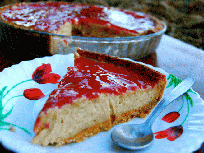 tarta de queso macrobiótica