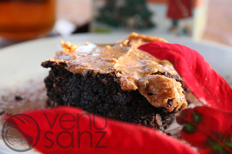 brownie-de-azukis-con-cacahuete