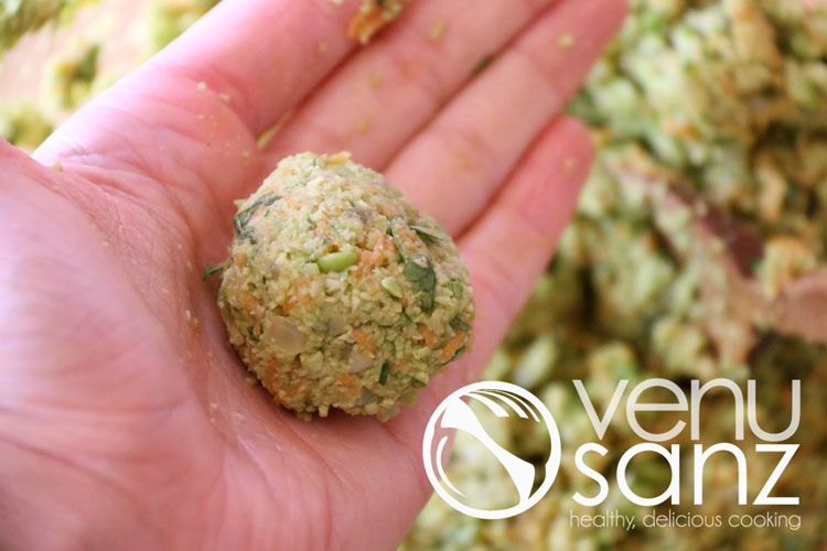 falafel de guisantes