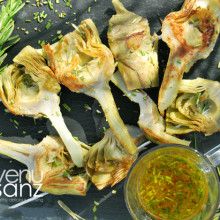 Pinchos-de-alcachofas Pinchos-de-alcachofas