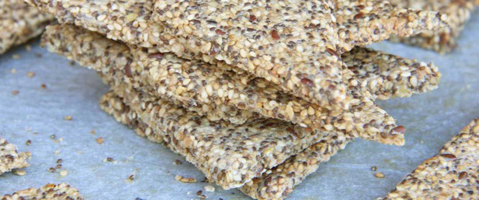 crakers de semillas y chía