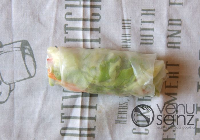 Rollitos de verduras