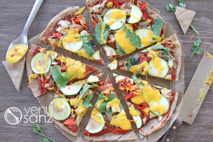 pizza vegana sin gluten