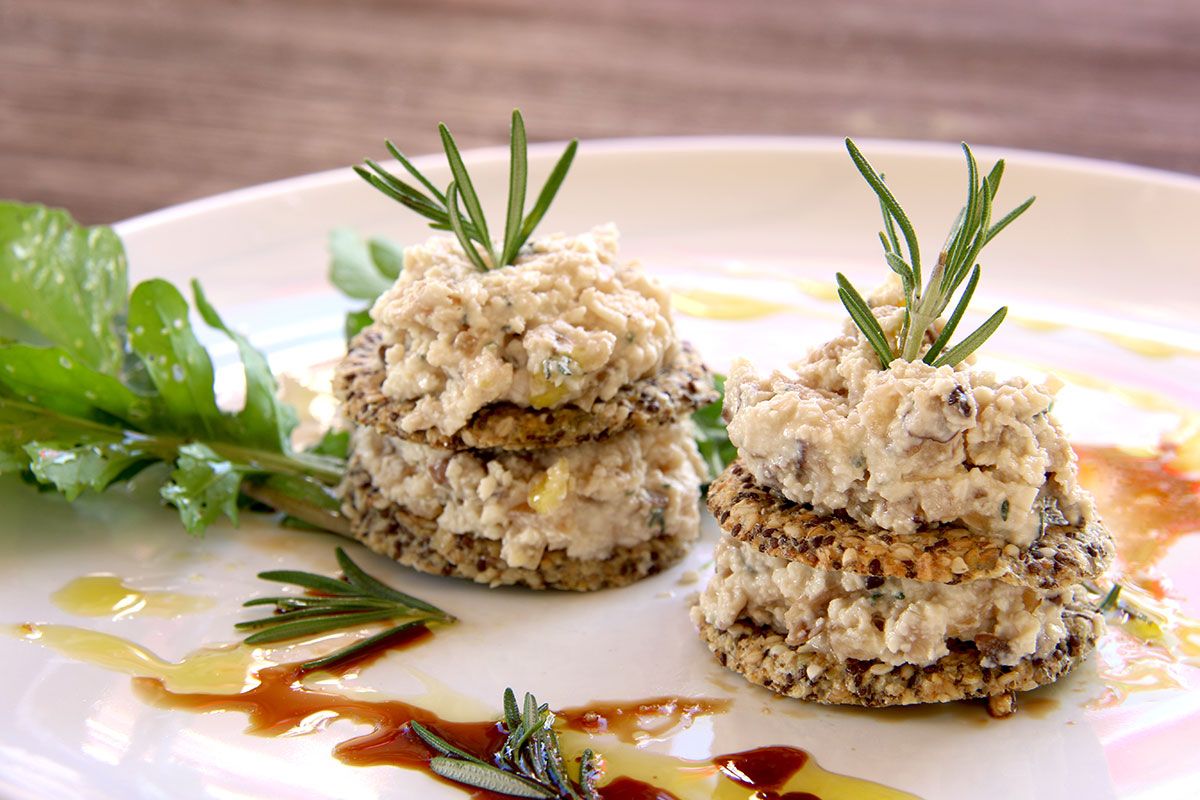 Tapas veganas navideñas