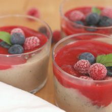 Pudding de chía con frutas Pudding de chía con frutas