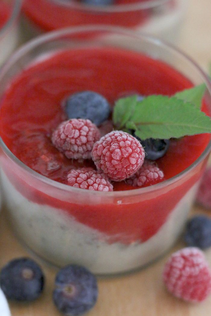 Pudding de chía y frutas