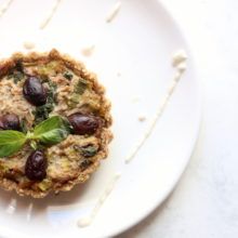 Quiche de tofu vegana Quiche de tofu vegana