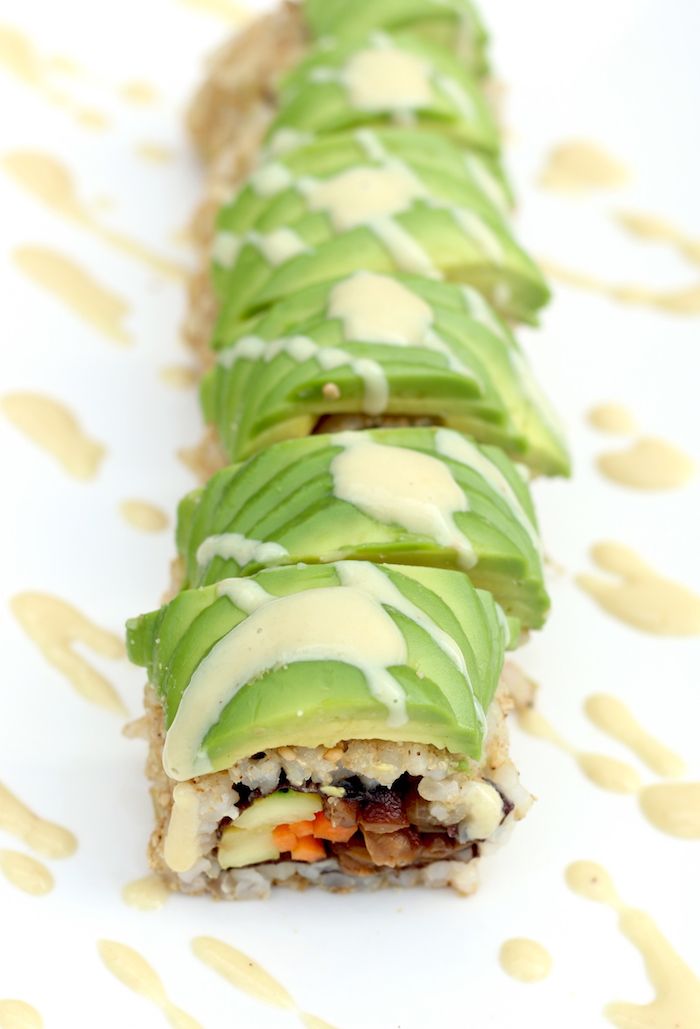 Receta sushi vegetariano