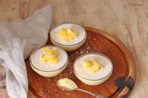 Pannacotta coco y Mango