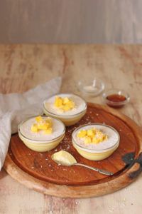 Panacotta de Mango y coco