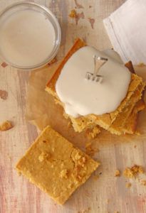 Bizcocho de maiz y coco