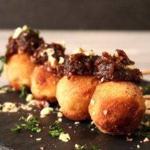 bolitas crujientes de queso vegano bolitas crujientes de queso vegano