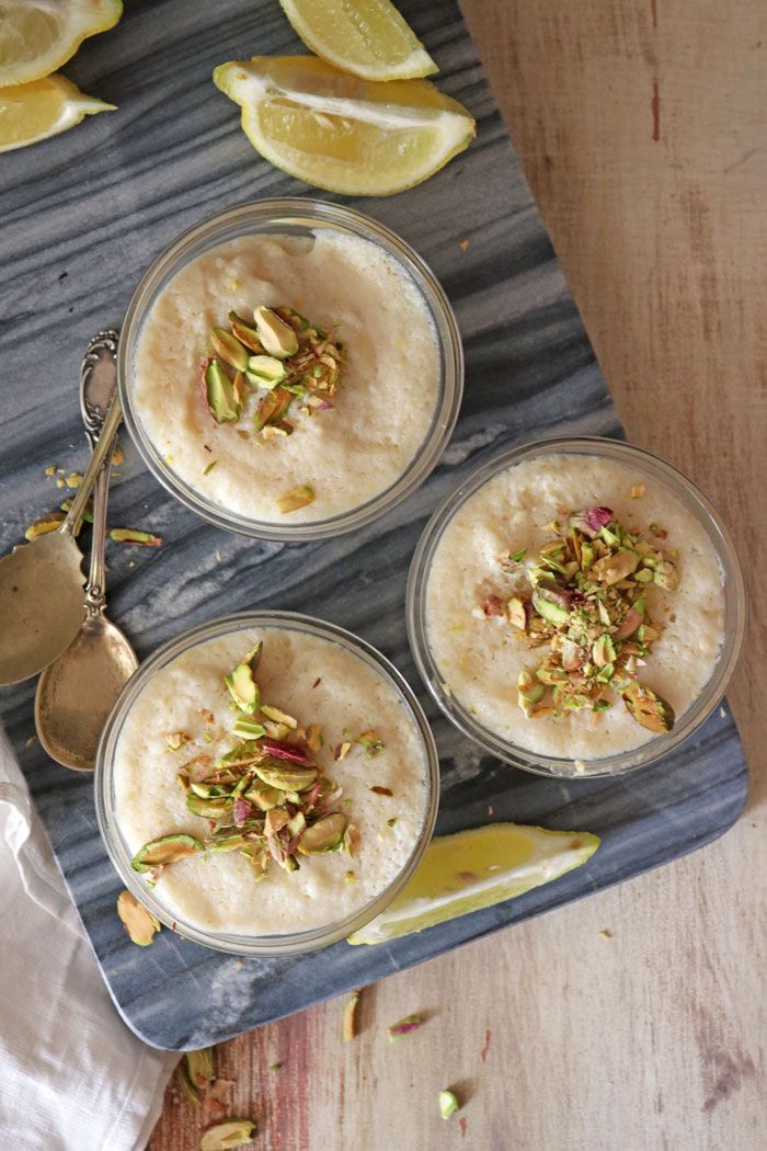 Mousse de limon con aquafaba