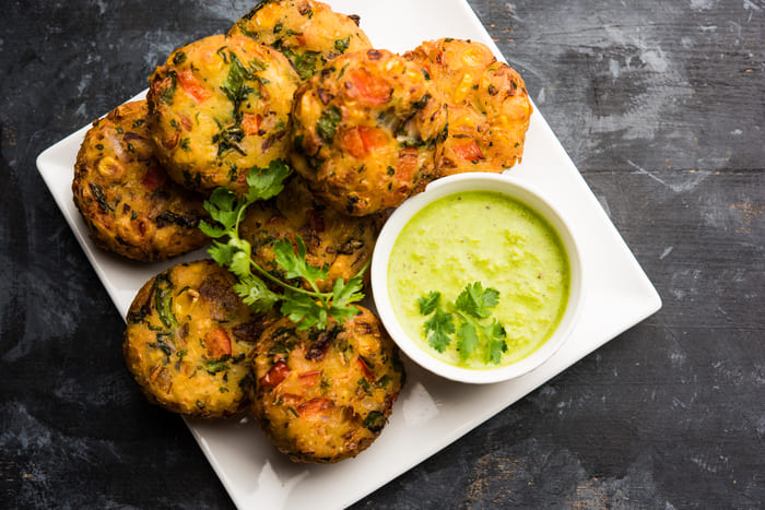 Pakoras vegetales