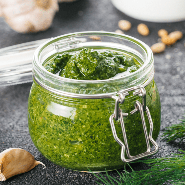 receta pesto con eneldo